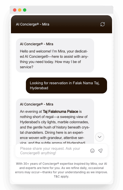 The conversation, in full