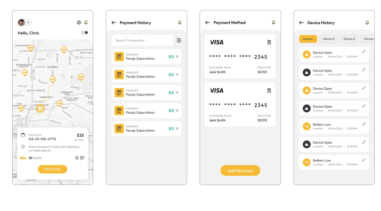 Map first, payment second